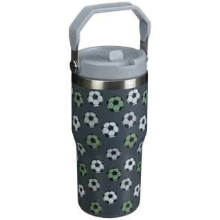 Printed Hydrate Double Wall Drinking Tumbler 550ml - Footballs