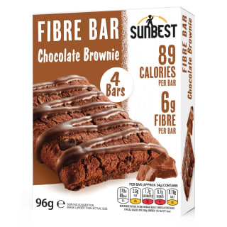 Sun Best Fibre Bar 4pk - Chocolate Brownie