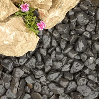 Onyx Black Cobbles 750kg - Bulk Bag