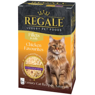 Regale Fillets in Jelly Cat Food 6pk - Chicken Favourites