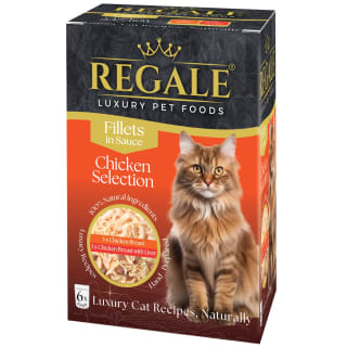 Regale Fillets in Sauce Cat Food 6pk - Chicken Selection