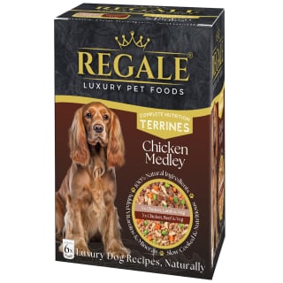 Regale Terrine Dog Food 6pk - Chicken Medley