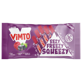 Vimto Eezy Freezy Squeezy Ice Pops 12pk
