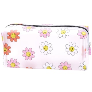 Clear Fashion Pencil Case - Flowers