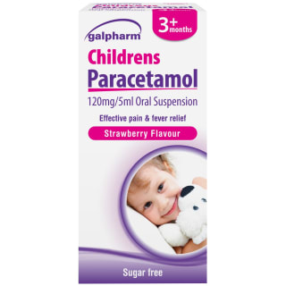 Galpharm Childrens Paracetamol 3M+ Plus 100ml - Strawberry