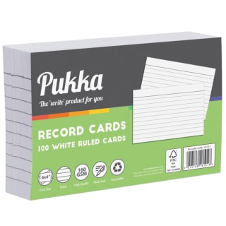 Pukka Record Cards 100pk