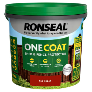 Ronseal One Coat Shed & Fence Protector 5L - Red Cedar