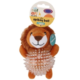 On Safari Spikey Ball Dog Toy - Lion