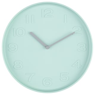 Full Colour Matt Wall Clock - Blue