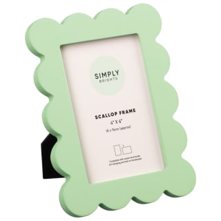 Scallop Frame 4 x 6&quot; - Green