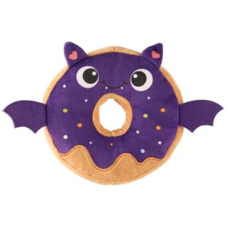 Howl-O-Ween Donut Dog Toy - Bat