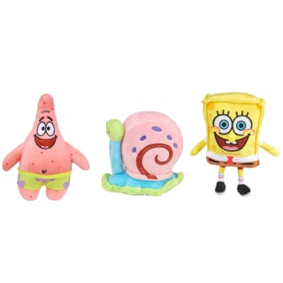 SpongeBob SquarePants 18cm Plush Set 3pk