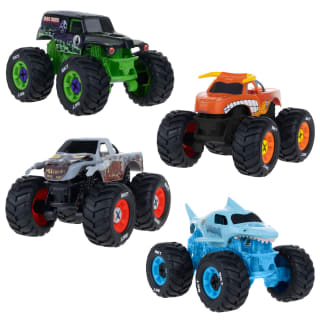 Monster Jam Car Playset 4pk