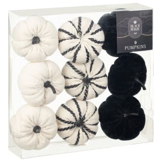 Black Magic Velvet Pumpkins 9pk