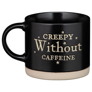 Halloween Slogan Mug - Creepy without Caffeine