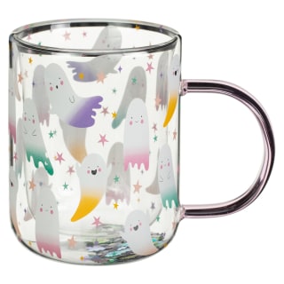 Trick or Sweet Double Wall Shaker Mug - Ghosts