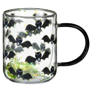 Double Wall Halloween Shaker Mug - Bats
