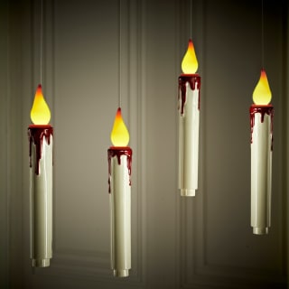Halloween Nights Hanging LED Candle 4pk