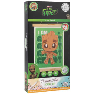 I Am Groot Crystal Art Scroll