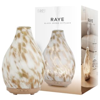 Naeo Tortoiseshell Glass Aroma Diffuser - White