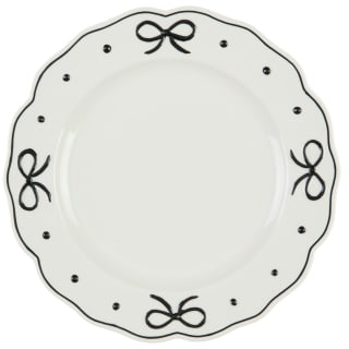 Black Bow Serving Plate