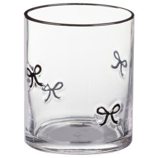 Black Bow Embossed Tumbler