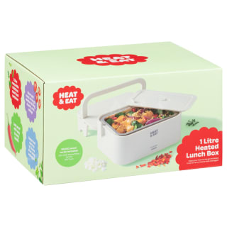 Heat & Eat 1L Heated Lunch Box - White