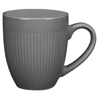 Jumbo Ribbed Mug - Grey