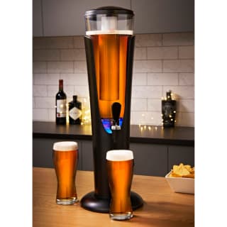 Big Chill Light Up Tower Beer Dispenser - Black