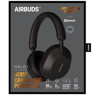 Airbuds Halo 1 Noise Cancelling Headphones - Black