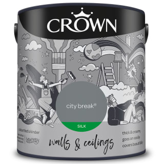Crown Silk Emulsion Paint 2.5L - City Break