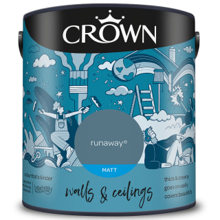 Crown Matt Emulsion Paint 2.5L - Runaway