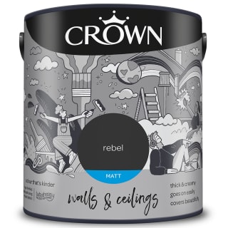 Crown Matt Emulsion Paint 2.5L - Rebel