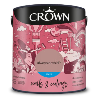 Crown Matt Emulsion Paint 2.5L - Always Orchid