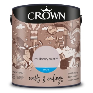 Crown Matt Emulsion Paint 2.5L - Mulberry Mist
