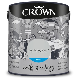 Crown Matt Emulsion Paint 2.5L - Pacific Oyster