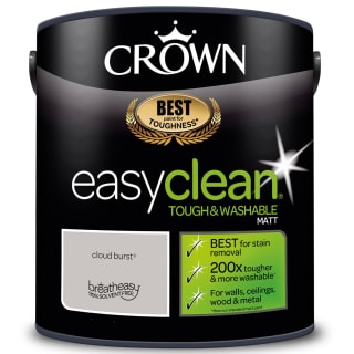 Crown Easyclean Matt Emulsion 2.5L - Cloud Burst