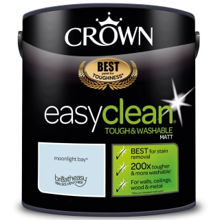 Crown Easyclean Matt Emulsion Paint 2.5L - Moonlight Bay