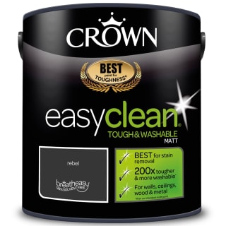 Crown Easyclean Matt Emulsion 2.5L - Rebel