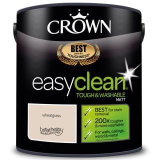 Crown Easyclean Matt Emulsion Paint 2.5L  - Wheatgrass