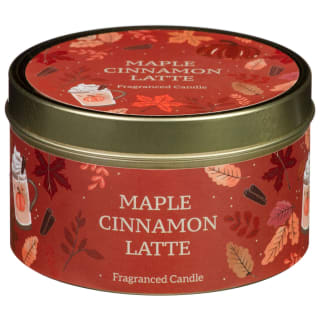 Autumnal Tin Candle - Maple Cinnamon Latte