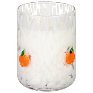 Pumpkin Blown Glass Candle