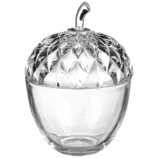 Glass Acorn Jar
