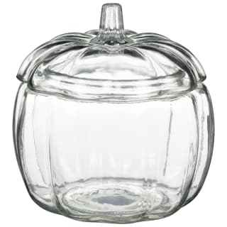 Glass Pumpkin Jar