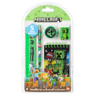 Minecraft Stationery Set 5pc