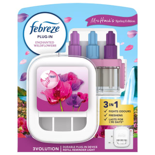 Mrs Hinch's Spring Edition Febreze 3Volution Plug In Starter Kit - Enchanted Wildflowers