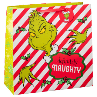 Grinch Giant Christmas Gift Bag - Red