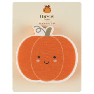 Harvest Home Printed Sponge - Pumpkin