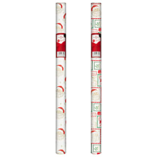 All Wrapped Up Santa Foil Wrapping Paper 3m - Assorted