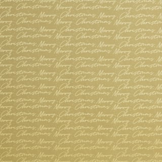 Gold Hot Foil Wrapping Paper 3m - Merry Christmas